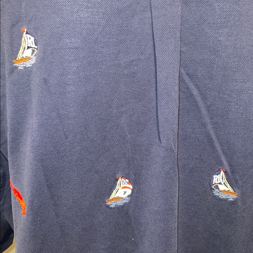 Ralph Lauren Navy Blue Men's Polo Shirt - Picture 6 of 8